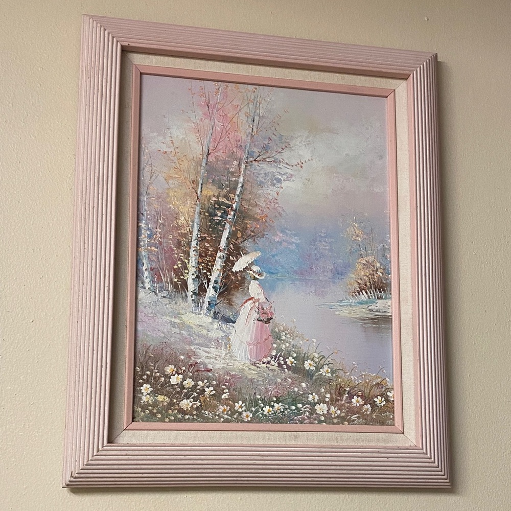 Framed Vintage Painting